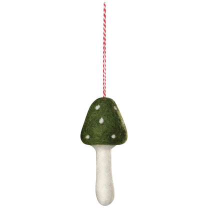Felt Toadstool Ornament