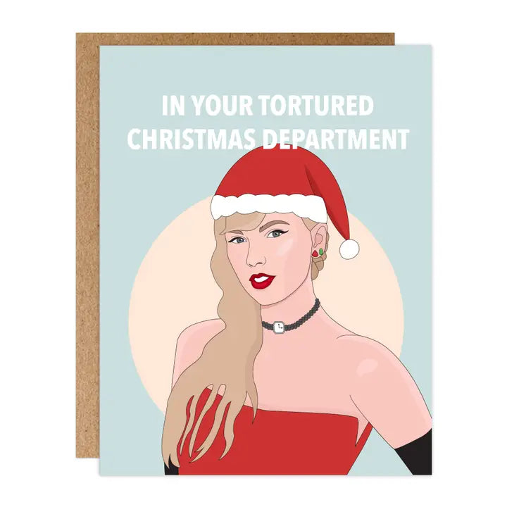 Tortured Christmas Department Card