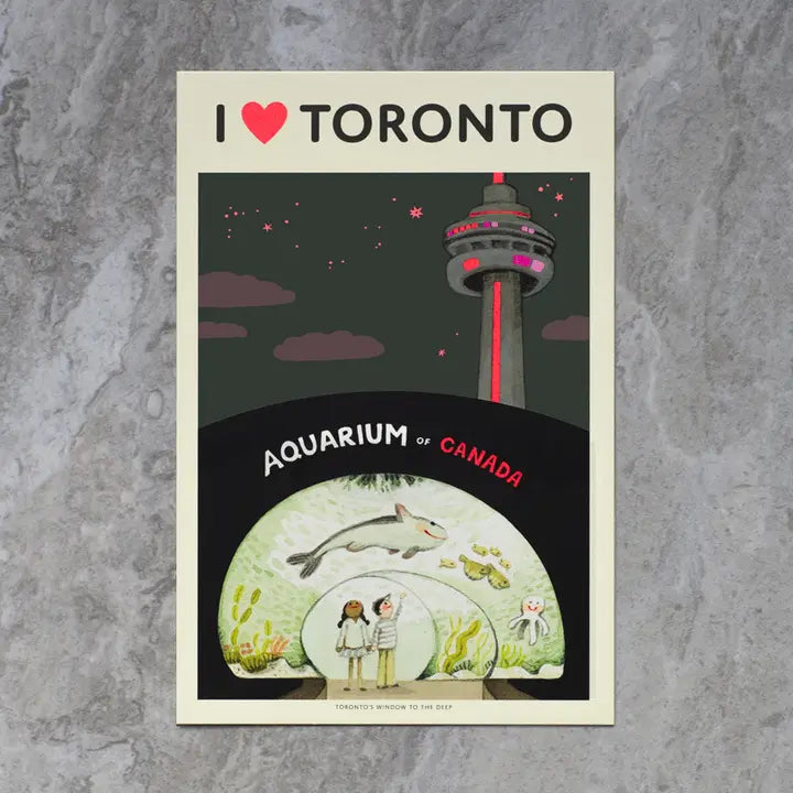 Toronto Aquarium Postcard