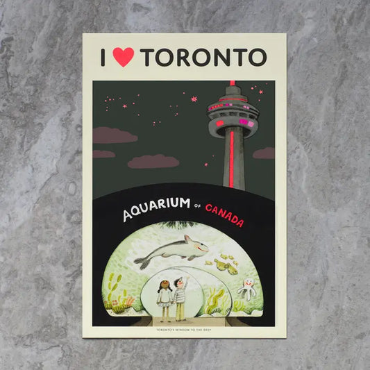 Toronto Aquarium Postcard