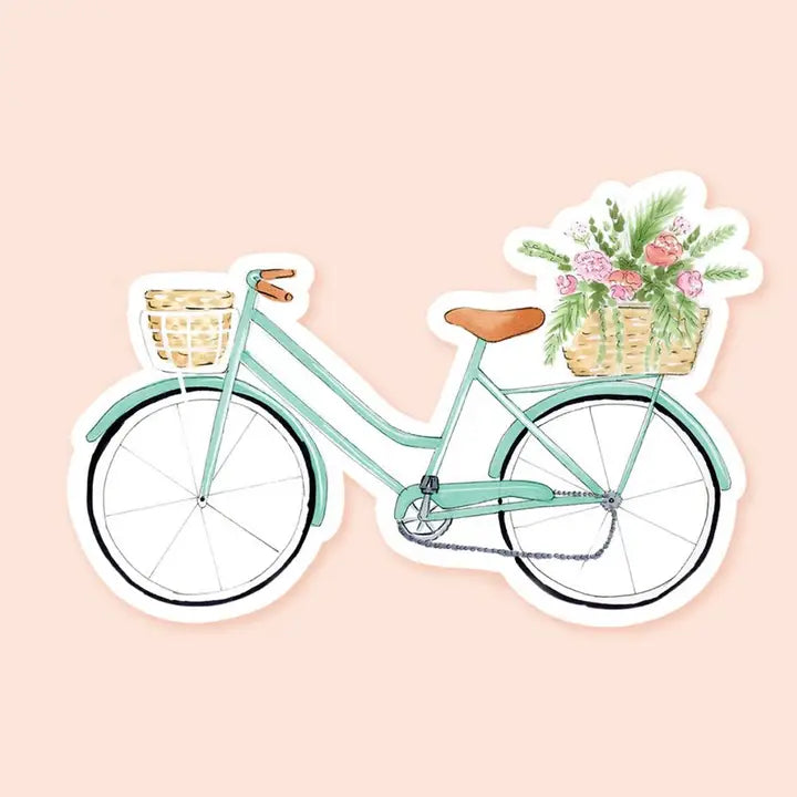 S54 Mint Bicycle Vinyl  Sticker