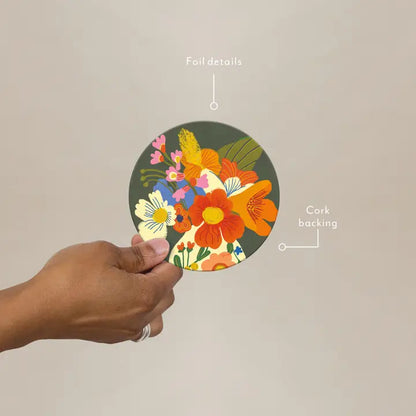 Flowers Seedlings Coaster