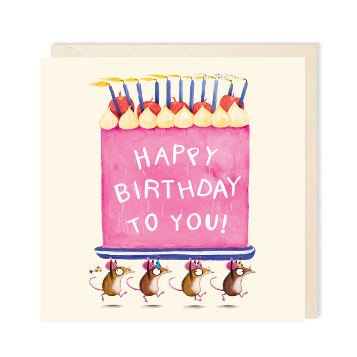Happy Birthday Cake Card