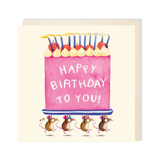 Happy Birthday Cake Card