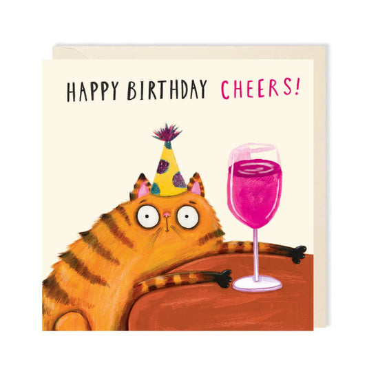 Happy Birthday Cheers Card