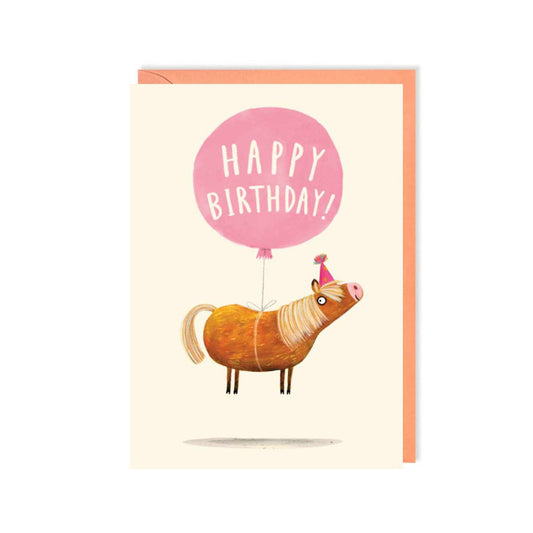 Happy Birthday Horse Card