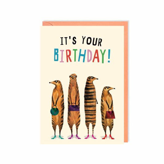 Birthday Meerkats Card