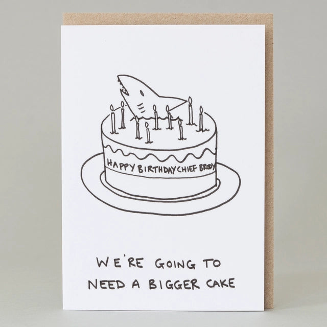 Jaws Cake Card