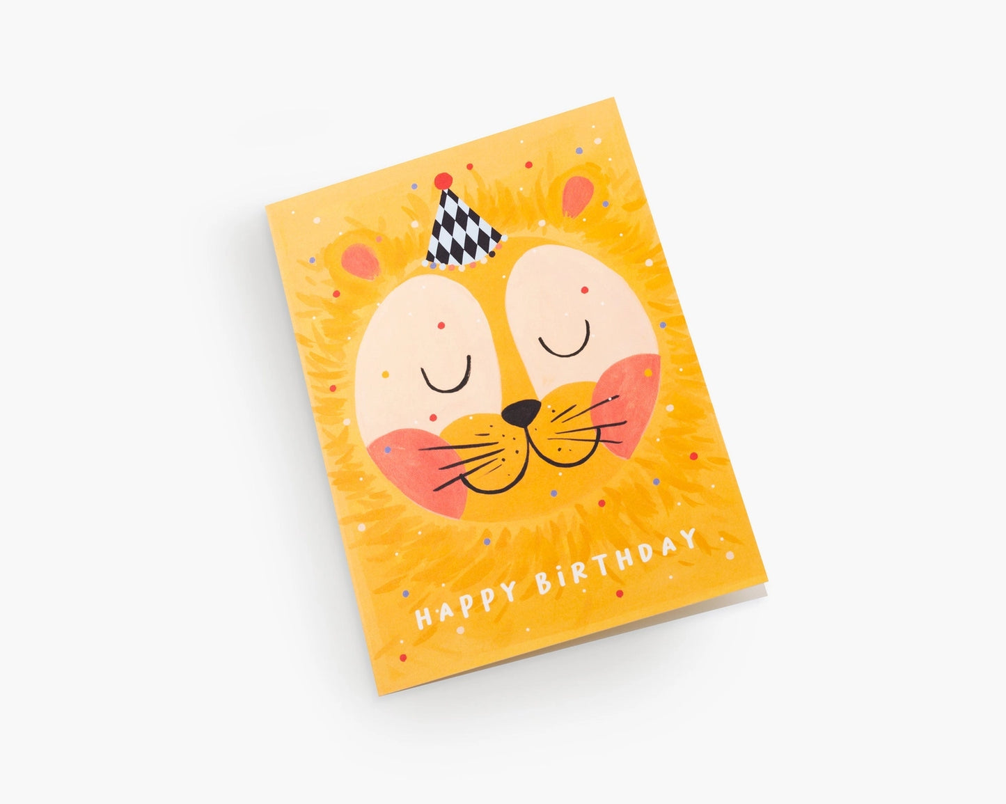 Birthday Lion Greeting Card