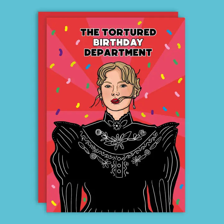 Tortured Birthday Department Birthday Greeting Card