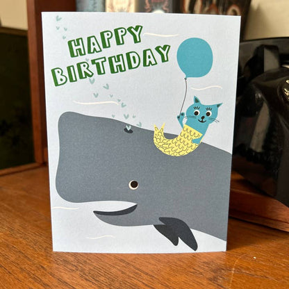 Happy Birthday Whale of a Good Time Card