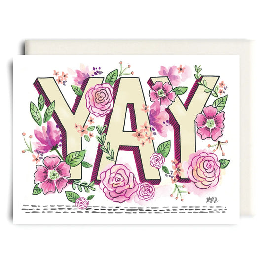 Yay Congratulations Greeting Card