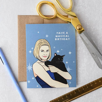 Sabrina Witchy Magical Birthday Pop Culture Birthday Card