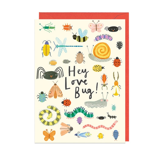 Hey Love Bug Card