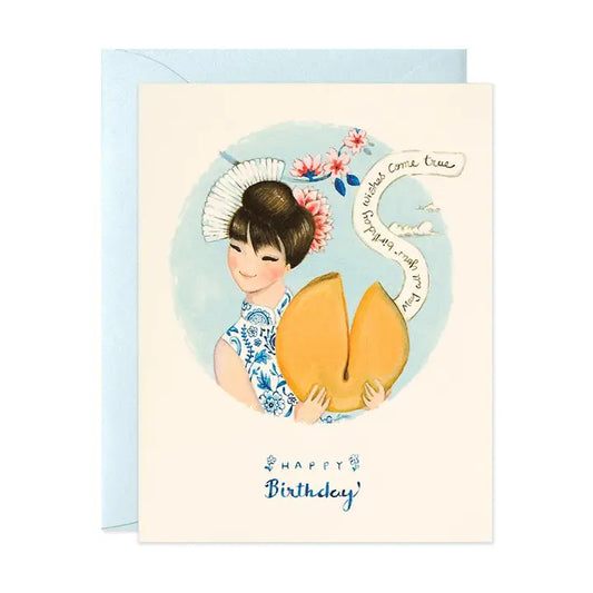 Fortune Cookie Birthday Greeting Card