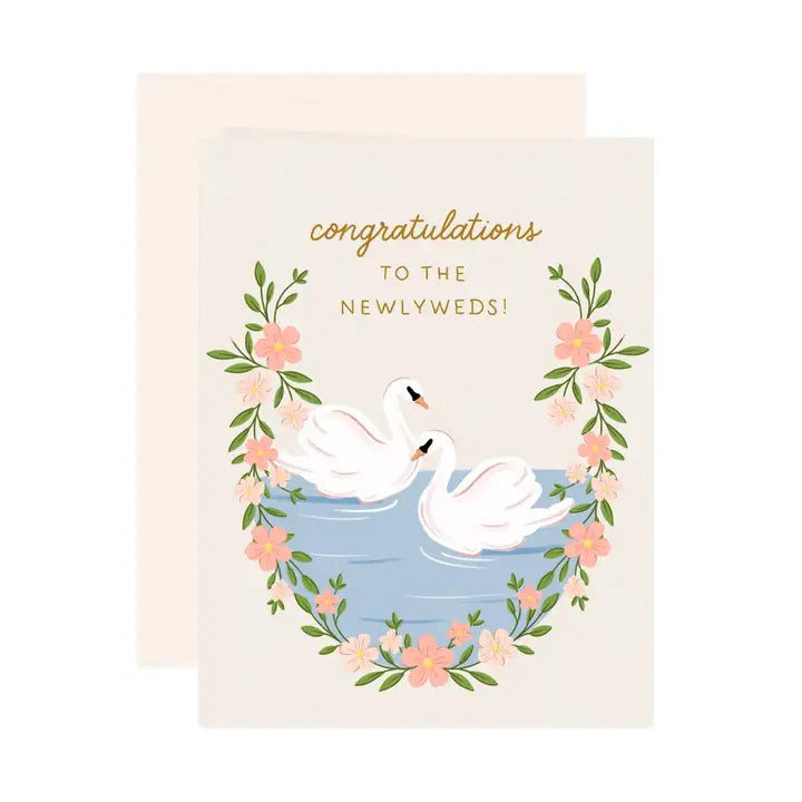 Wedding Swans Card