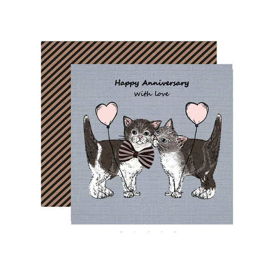 Anniversary Cats Card