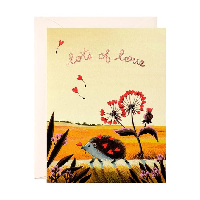 Hedgehog Love Card