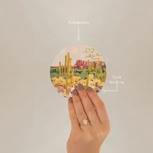 Desert Moonlight Seedlings Coaster