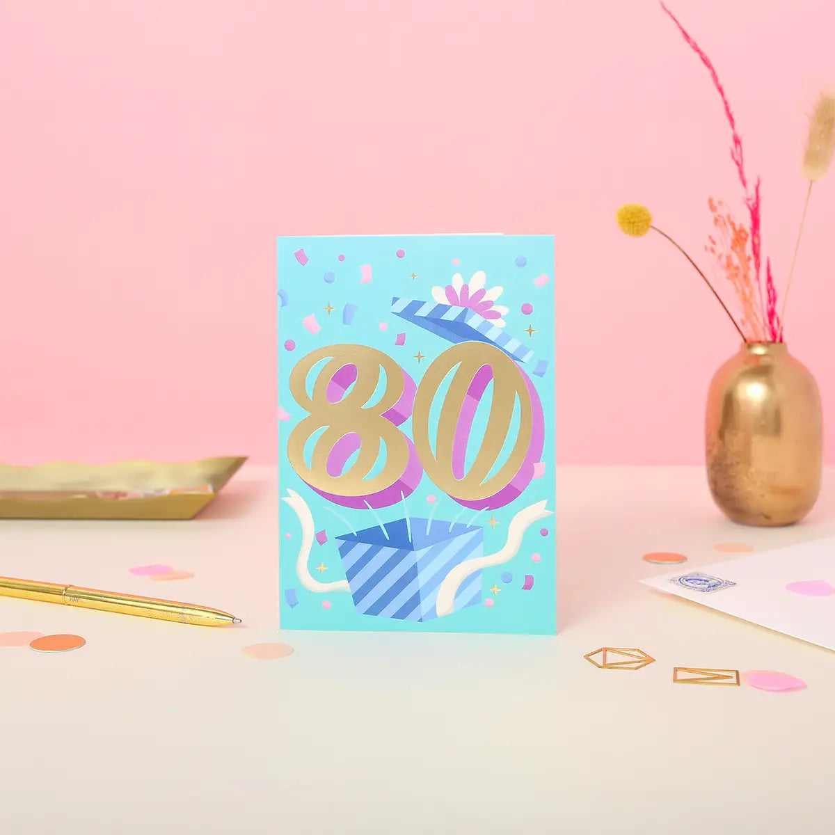 80th Birthday Card