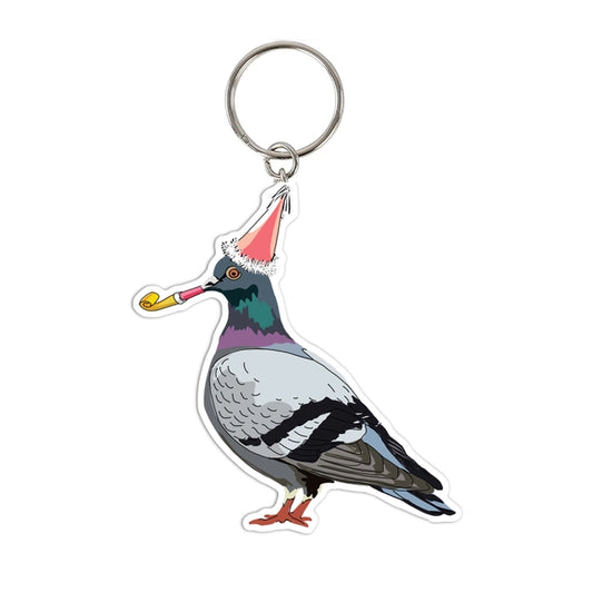 K25 New York Pigeon Keychain