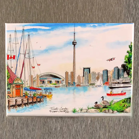 Toronto Island Skyline Magnet