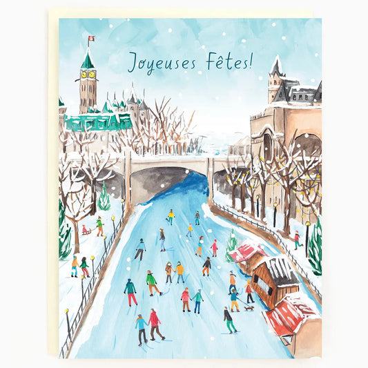French Ottawa Rideau Cancel Holiday Card