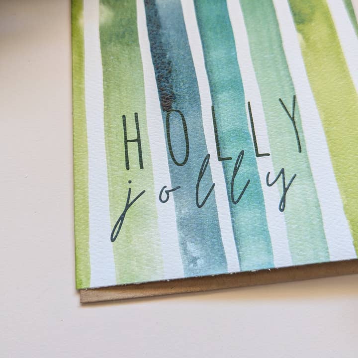 Holiday Holly Jolly Card