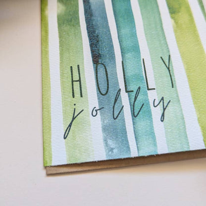 Holiday Holly Jolly Card
