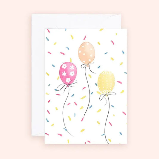 Cue the Confetti Balloon Birthday Enclosure Card