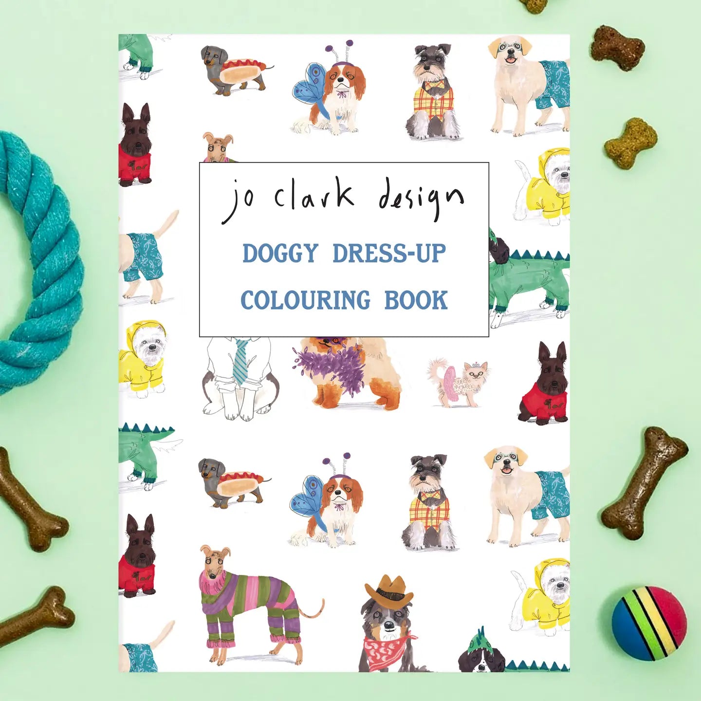 Doggy Dress-Up Colouring Book