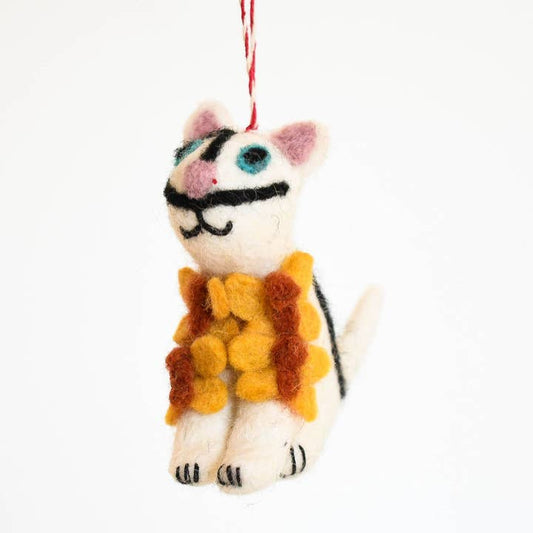 Salvador Catli Art Cat Felt Decoration