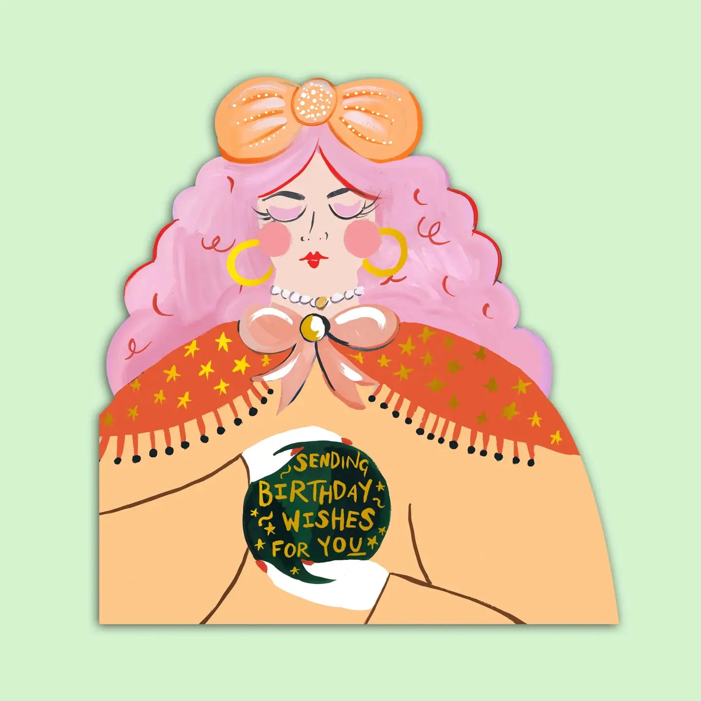 Fortune Teller Shaped Card