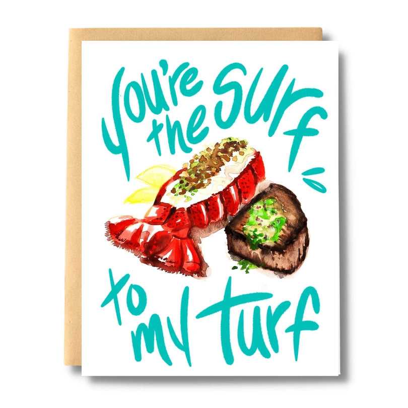 You're The Surf To My Turf Card