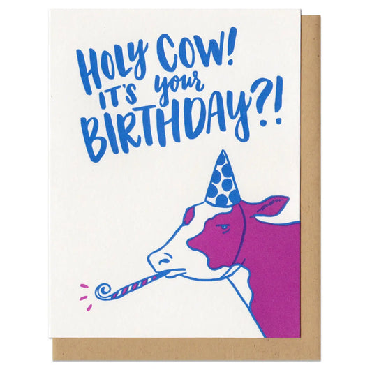 Holy Cow It's Your Birthday Card