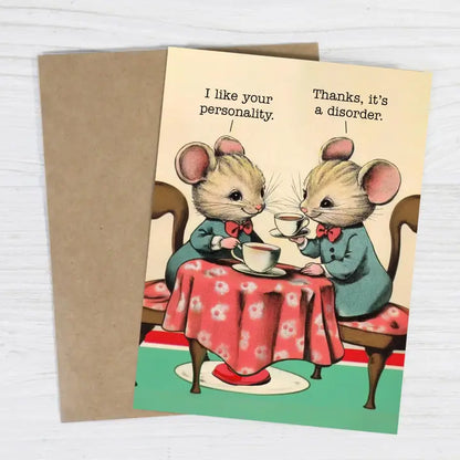 I Like Your Personality Funny Greeting Card
