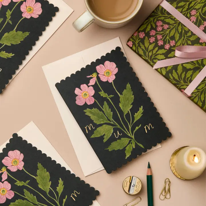 Anemone Mum Card