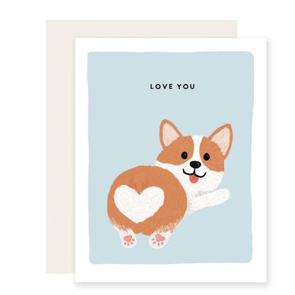 Corgi Love You Card