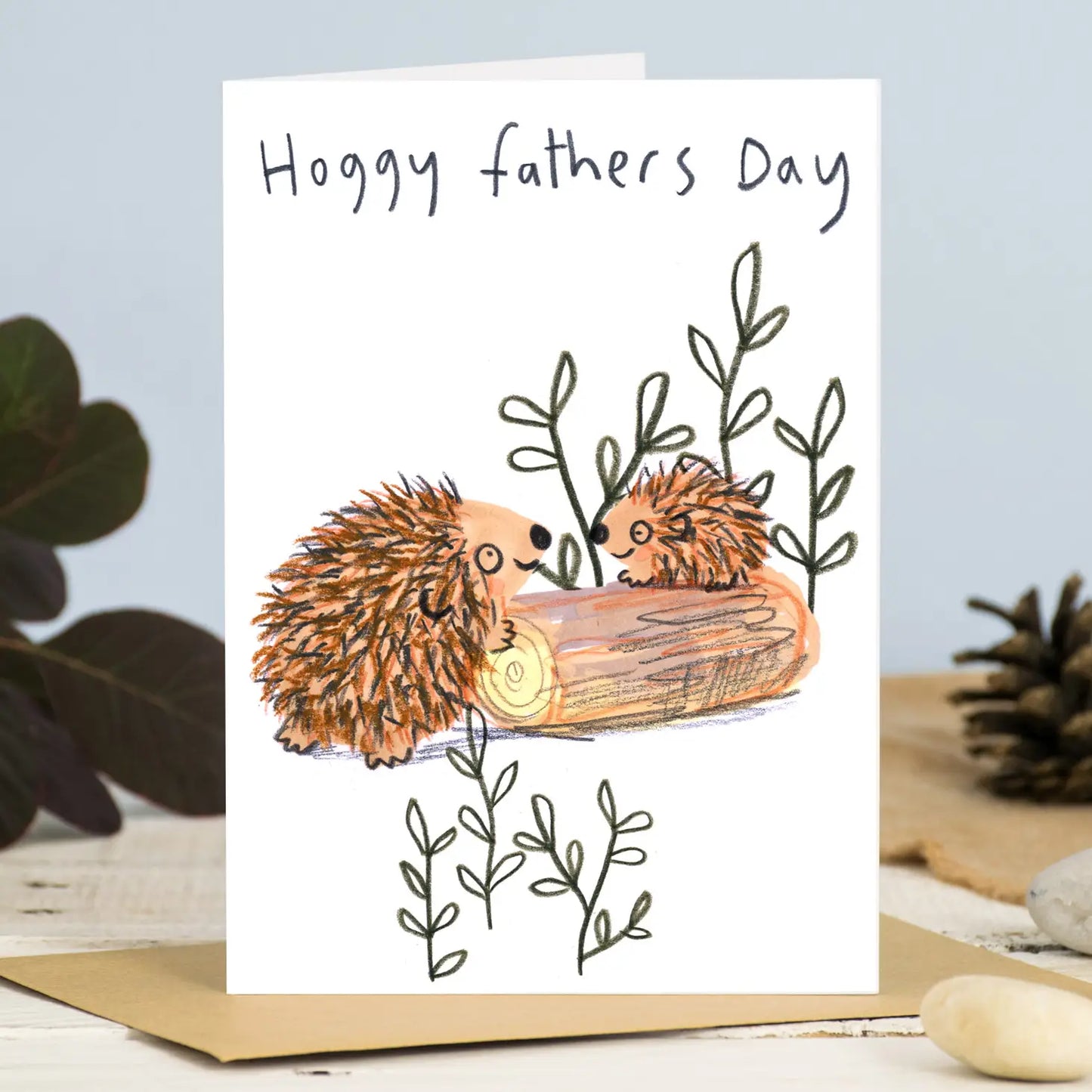Hoggy Father's Day Card