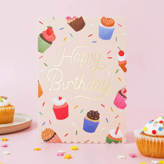 Cupcake Birthday Card