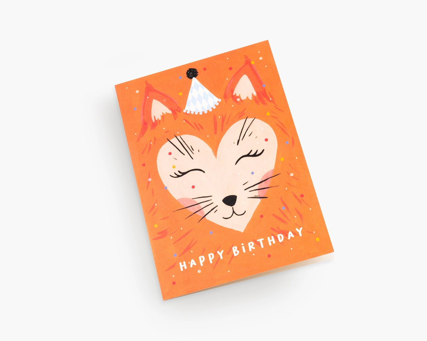 Birthday Fox Greeting Card