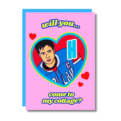 Will You Come to my Cottage? Love Greeting Card
