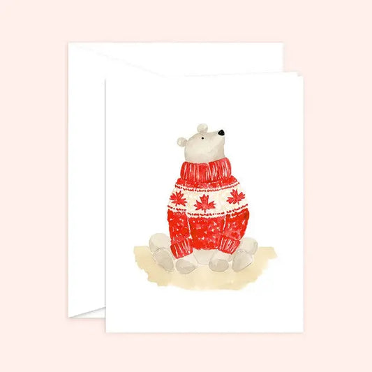 Canadian Polar Bear Card