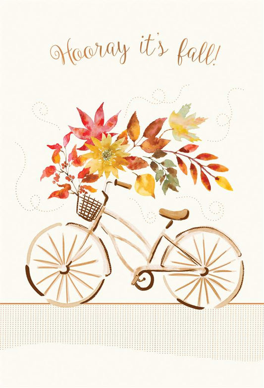 Hooray It's Fall Thanksgiving Card