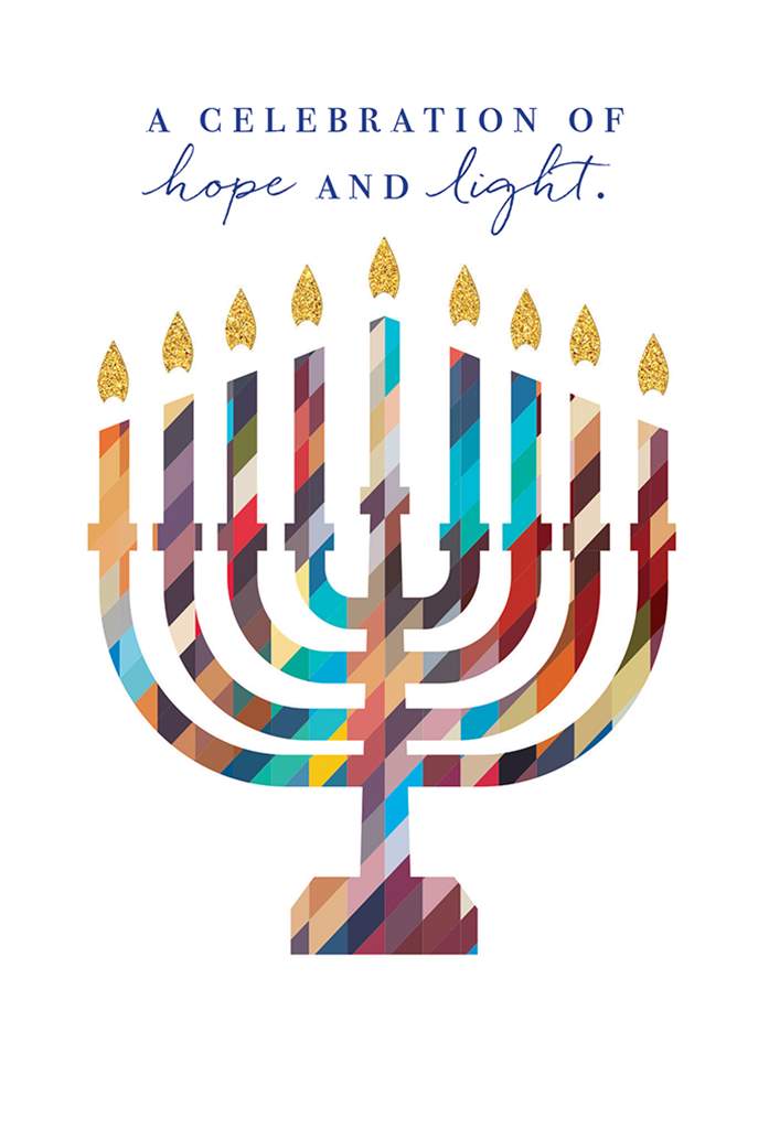 Hope and Light Hanukkah Card