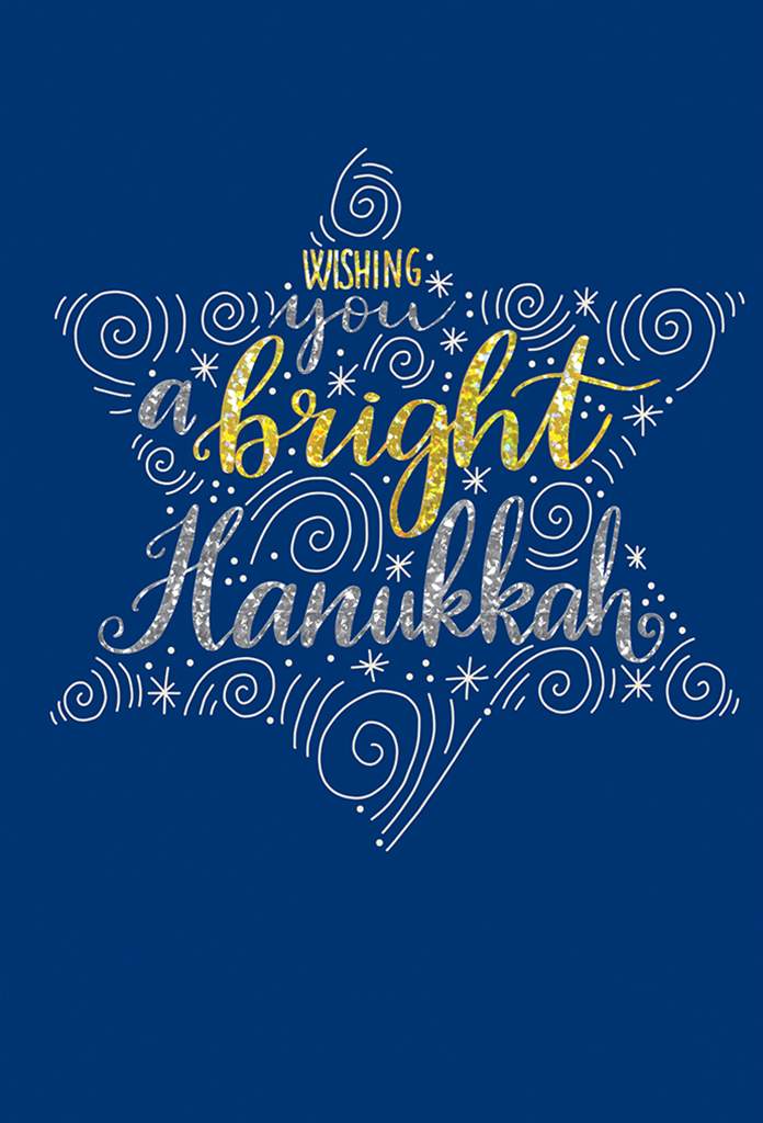 Bright Star Hanukkah Card