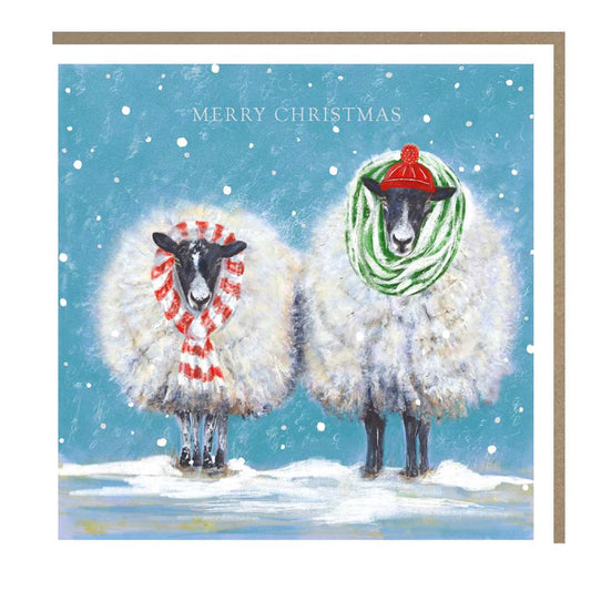 Duo Goats Christmas Boxed Cards