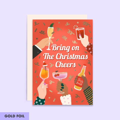 Festive Cocktails & Holiday Cheers Card