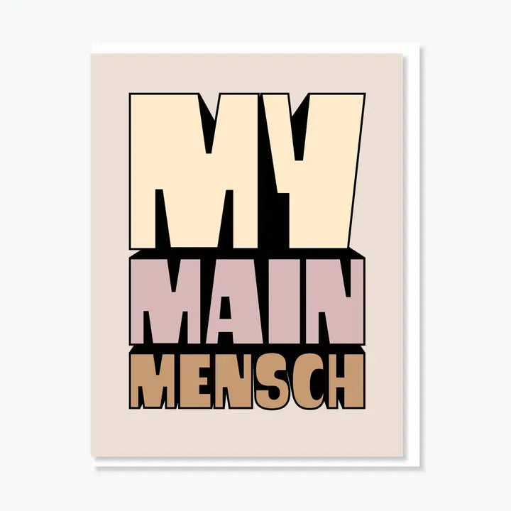 My Main Mensch Card