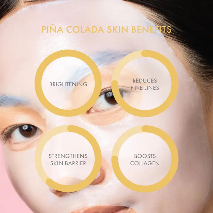Pina Colada Revitalizing Biocellulose Mocktail Mask